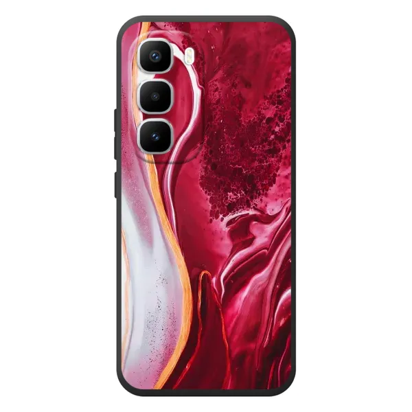 Чехол с принтом «Мрамор красный» для Infinix Hot 60 Pro Plus Чехол с принтом «Мрамор красный» для Infinix Hot 60 Pro Plus