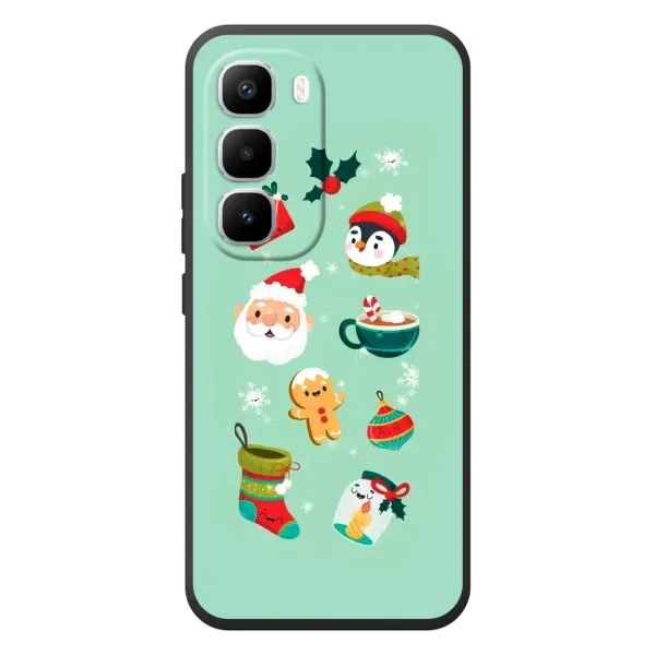 Чехол с принтом «Настроение НГ» для Infinix Hot 60 Pro Plus