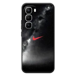 Чохол для Infinix Hot 60 Pro Plus - з принтом Найк (AlphaPrint) (Найк червоний)