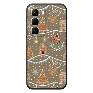 Новорічні, Святкові Чохли для Infinix Hot 60 Pro Plus - 2024 год (Новорічні пряники)