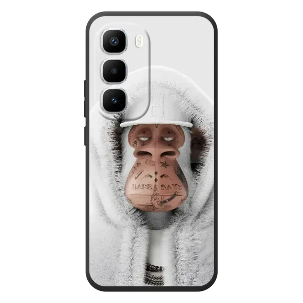 Чехол с принтом «обезьяна NFT в тату» для Infinix Hot 60 Pro Plus
