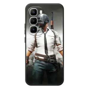 Чеjхол PUBG для Хот 60 Про Плюс (AlphaPrint) (Пабг мен)