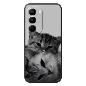 Чохол з малюнком кіт на Infinix Hot 60 Pro Plus (Пара котів)