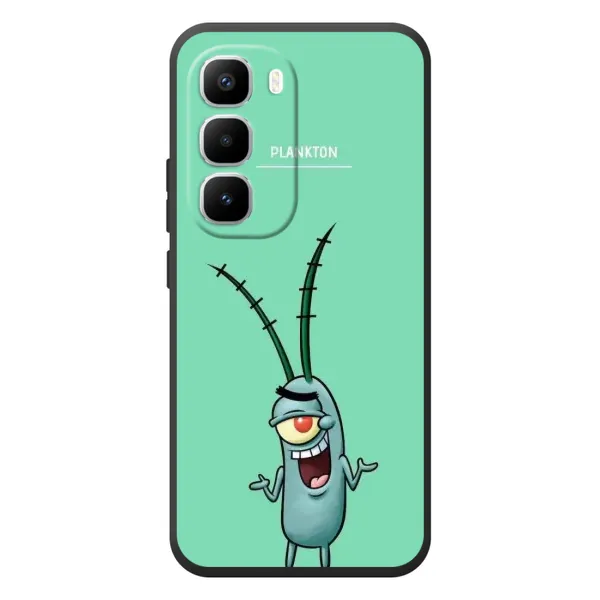 Чохол з принтом «Персонаж Планктон» для Infinix Hot 60 Pro Plus
