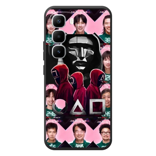 Чохол з принтом «Учасники Гра кальмара» для Infinix Hot 60 Pro Plus