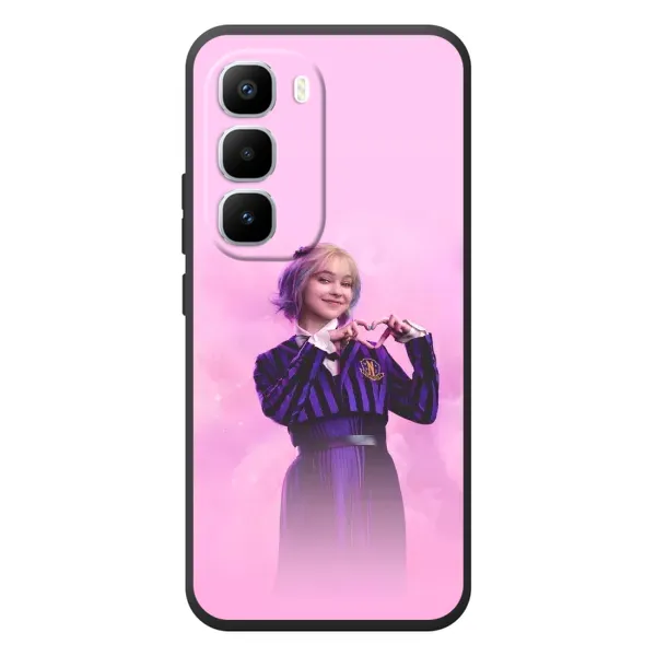 Чохол з принтом «Яскрава Енід Венздей» для Infinix Hot 60 Pro Plus Чохол з принтом «Яскрава Енід Венздей» для Infinix Hot 60 Pro Plus