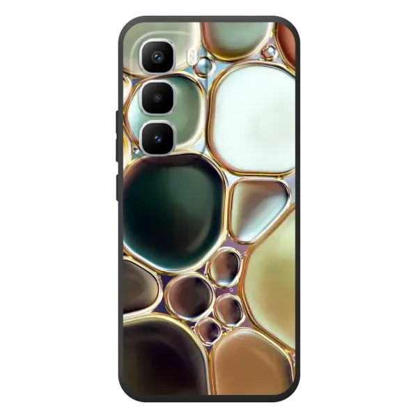 Чохол з принтом «Радужний Мрамор» для Infinix Hot 60 Pro Plus