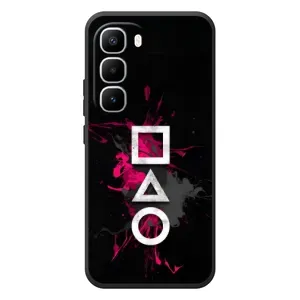 Чохол Гра в кальмара для Infinix Hot 60 Pro Plus (Символи Гра кальмара)