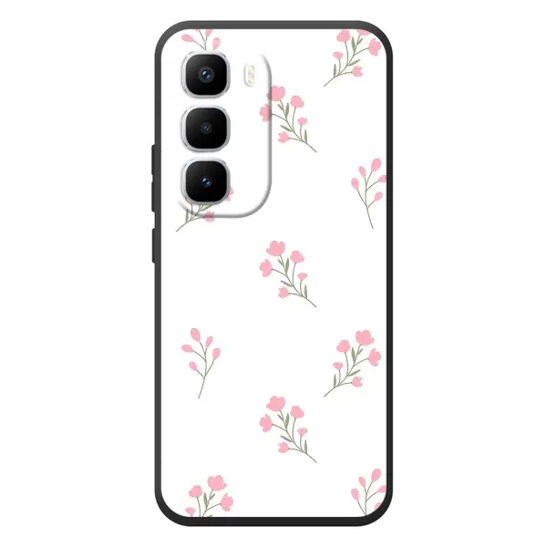 Чохол з принтом «Рожеві квіти» для Infinix Hot 60 Pro Plus