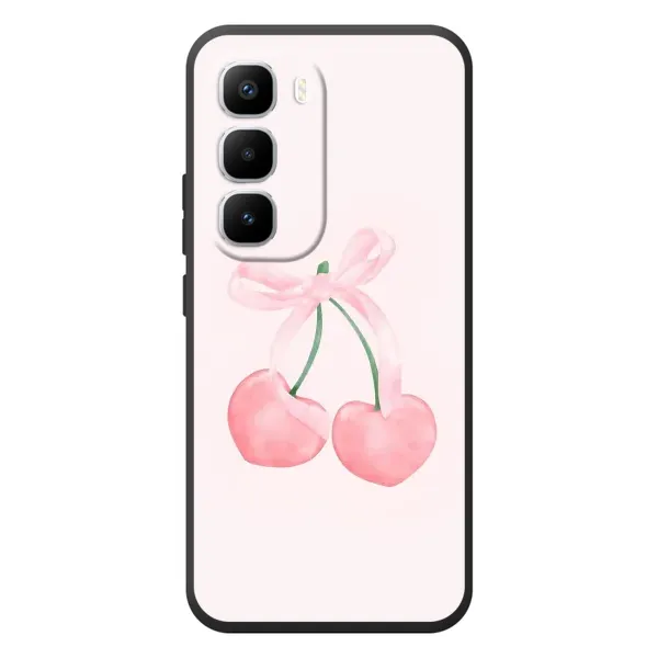 Чехол с принтом «Розовые вишни» для Infinix Hot 60 Pro Plus