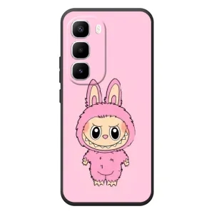 Чохол з Лабубу на Infinix Hot 60 Pro Plus (Рожевий Лабубу)