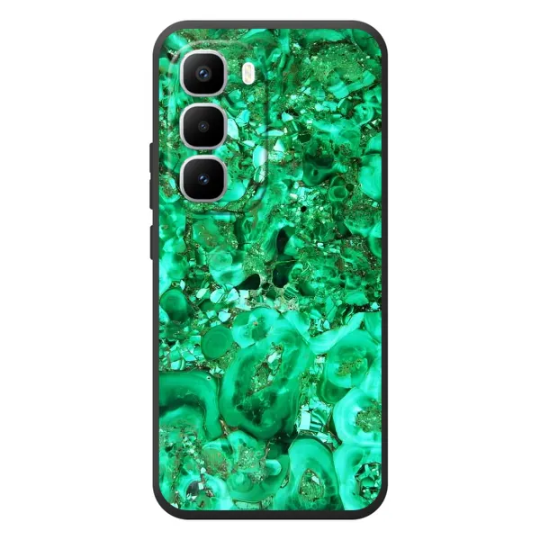 Чохол з принтом «Салатовий Мрамор» для Infinix Hot 60 Pro Plus