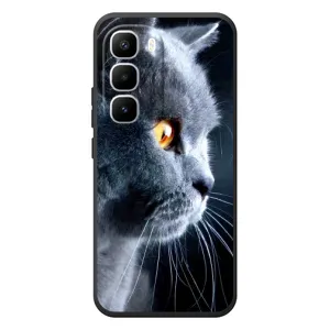 Чохли з Котиками для Infinix Hot 60 Pro Plus (VPrint) (Сірий Кіт)