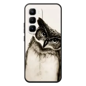 Чохол з пташками на Infinix Hot 60 Pro Plus (VPrint) (Сова)