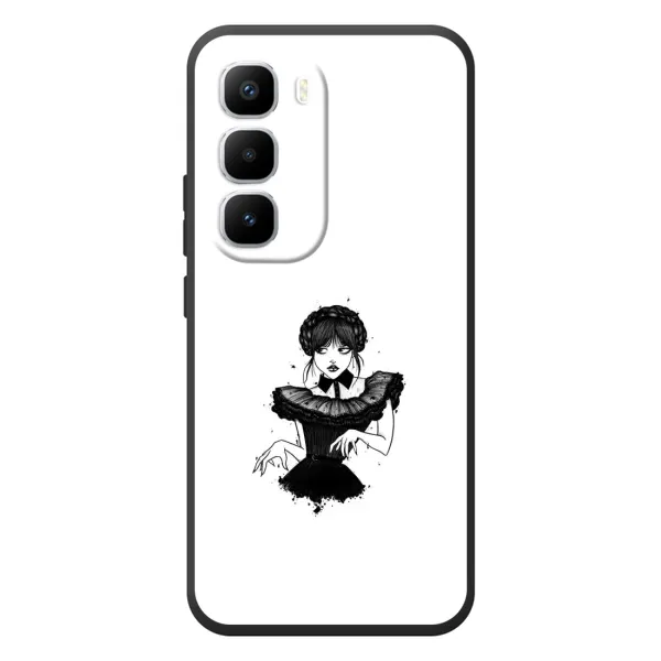 Чехол с принтом «танец Уэнздей» для Infinix Hot 60 Pro Plus Чехол с принтом «танец Уэнздей» для Infinix Hot 60 Pro Plus