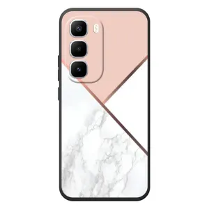 Мраморний чехол на Infinix Hot 60 Pro Plus (VPrint) (Тройний мрамор)