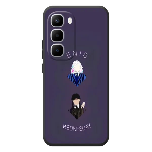 Чехол с принтом «Уэнздей и подруга» для Infinix Hot 60 Pro Plus Чехол с принтом «Уэнздей и подруга» для Infinix Hot 60 Pro Plus