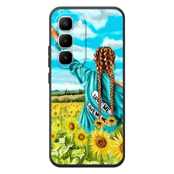 Чохол з принтом «Україночка» для Infinix Hot 60 Pro Plus Чохол з принтом «Україночка» для Infinix Hot 60 Pro Plus