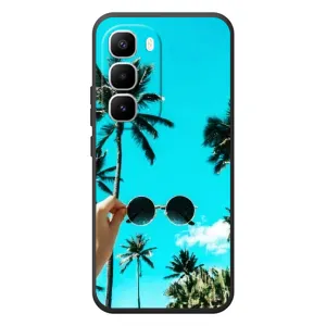 Силіконовий чохол з КАРТИНКАМИ літо для Infinix Hot 60 Pro Plus (AlphaPrint) (Погляд літо)