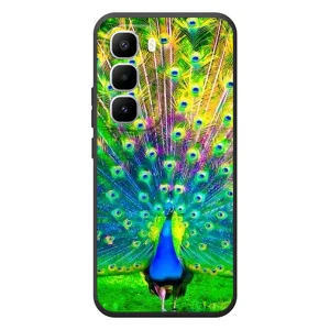 Чохол з пташками на Infinix Hot 60 Pro Plus (VPrint) (Яскравий Павлин)