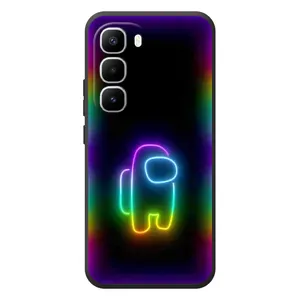 Чохли Амонг Ас для Infinix Hot 60 Pro Plus (AlphaPrint) (Яскравий скін)