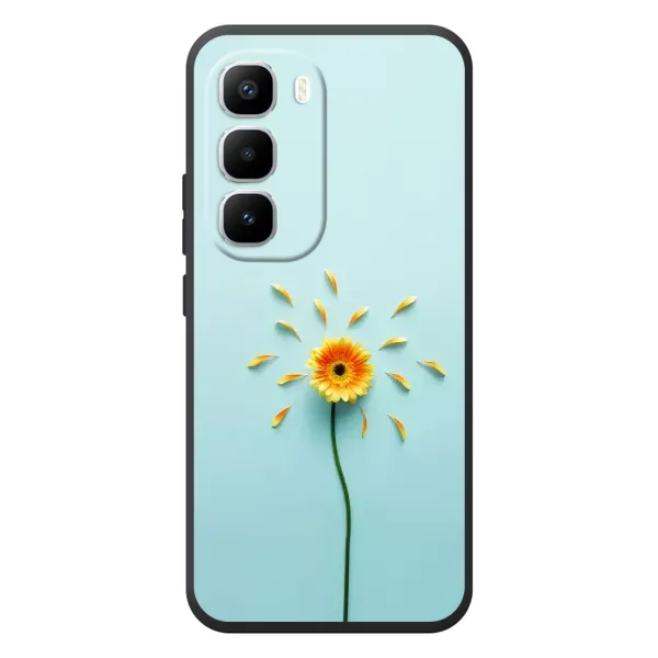 Чехол с принтом «Желтый цветок» для Infinix Hot 60 Pro Plus