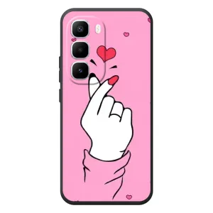 Чохол з принтом для Infinix Hot 60 Pro Plus (AlphaPrint - Знак сердечка) (Знак Love)