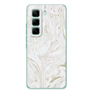 Мраморний чехол на Infinix Hot 60 Pro (VPrint) (Білий мрамор)