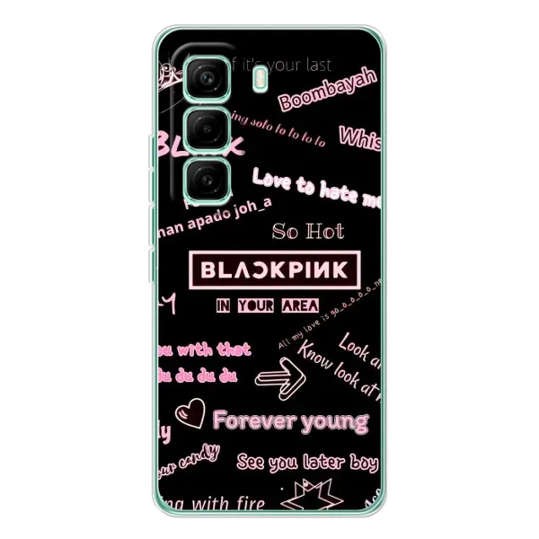 Чохол з принтом «BLACKPINK» для Infinix Hot 60 Pro