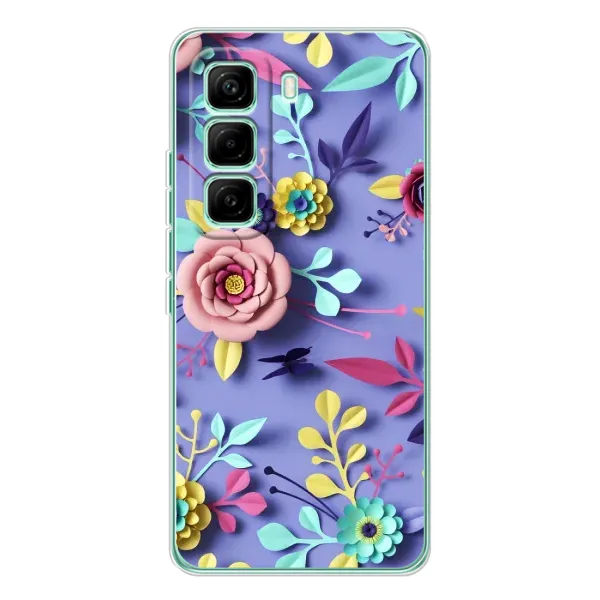Чохол з принтом «Дизайн квітів» для Infinix Hot 60 Pro Чохол з принтом «Дизайн квітів» для Infinix Hot 60 Pro