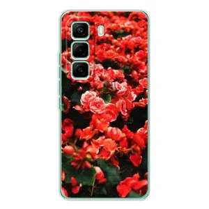 Чохли з квітами для Infinix Hot 60 Pro (VPrint) (Квіти червоні)