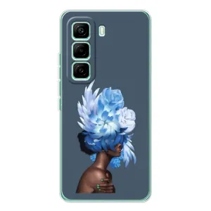 Чехлы (ART) Цветы на Infinix Hot 60 Pro (VPrint) (Квіти на голові)