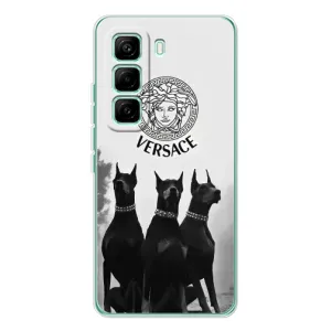 Чохли VERSACE для Хот 60 Про (PREMIUMPrint) (Доберман Версаче)