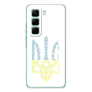 Чохли для Infinix Hot 60 Pro Укр. Символіка (AlphaPrint) (Герб з букв)