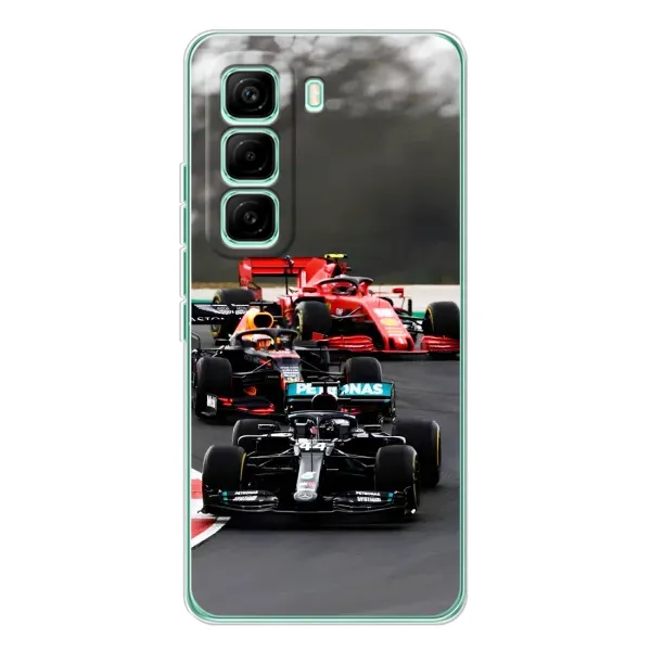 Чохол з принтом «Гонка Формула 1» для Infinix Hot 60 Pro Чохол з принтом «Гонка Формула 1» для Infinix Hot 60 Pro
