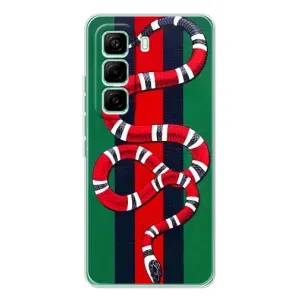 Чохли  GUCCI для Хот 60 Про (AlphaPrint) (Gucci змія)