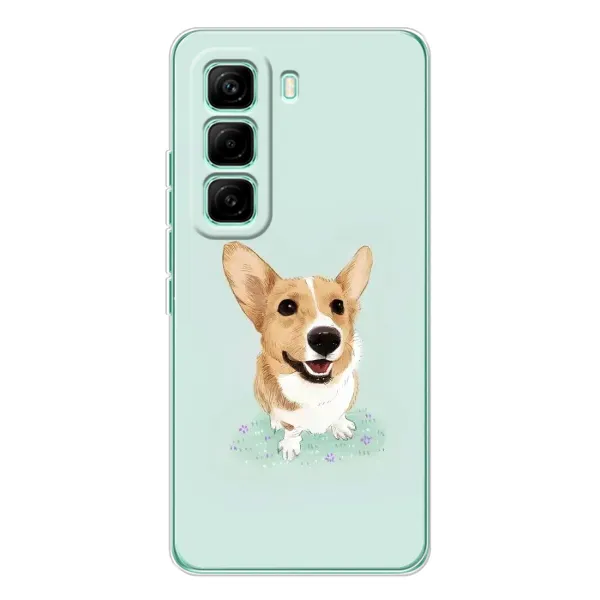 Чохол з принтом «Коргі» для Infinix Hot 60 Pro Чохол з принтом «Коргі» для Infinix Hot 60 Pro