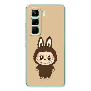Чохол з Лабубу на Infinix Hot 60 Pro (Bored Ape в червоному)