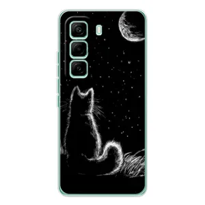 Чохол з принтом для Infinix Hot 60 Pro (AlphaPrint) Модні коти
