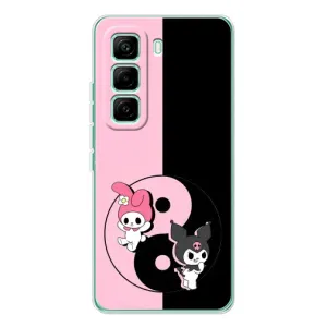 Чохол з кроликом Куромі на Infinix Hot 60 Pro (Куромі Інь Янь)