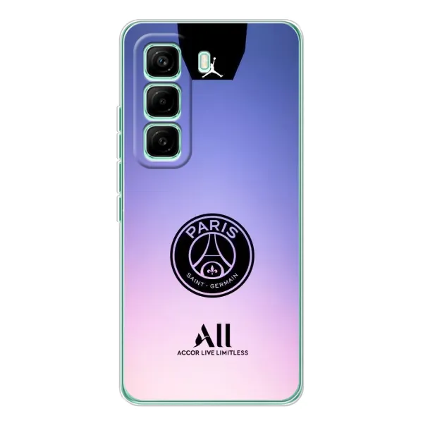 Чохол з принтом «лого PSG» для Infinix Hot 60 Pro Чохол з принтом «лого PSG» для Infinix Hot 60 Pro