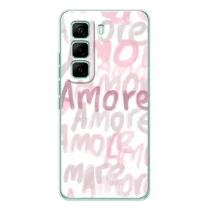 Чохол з розовим принтом для Infinix Hot 60 Pro (Аморе любов)