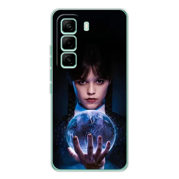 Чохол з принтом «Магічна сфера Венздей» для Infinix Hot 60 Pro