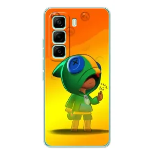 Чехол для Infinix Hot 60 Pro Бравл Старс (VPrint) (Хлопчик Леон)
