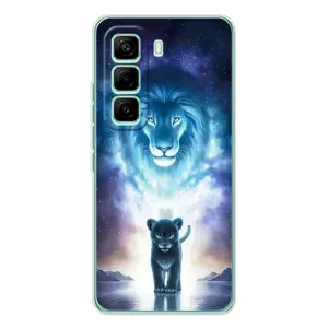 Чехол со Львом для Infinix Hot 60 Pro (VPrint) (Маленький лев)