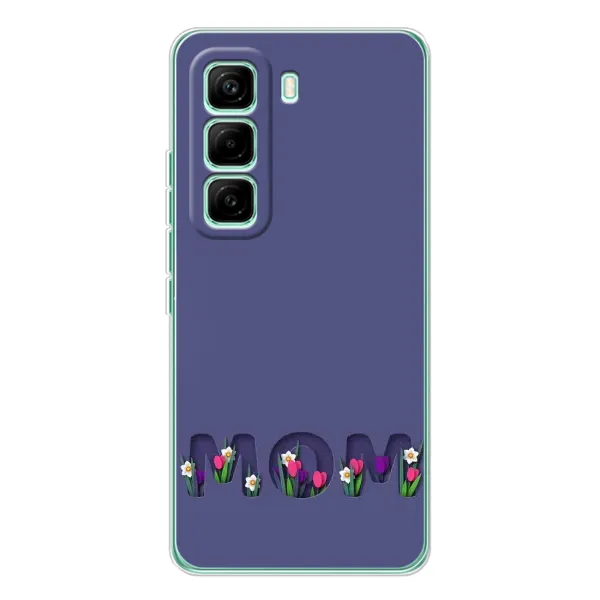 Чохол з принтом «Мама в квітах» для Infinix Hot 60 Pro Чохол з принтом «Мама в квітах» для Infinix Hot 60 Pro