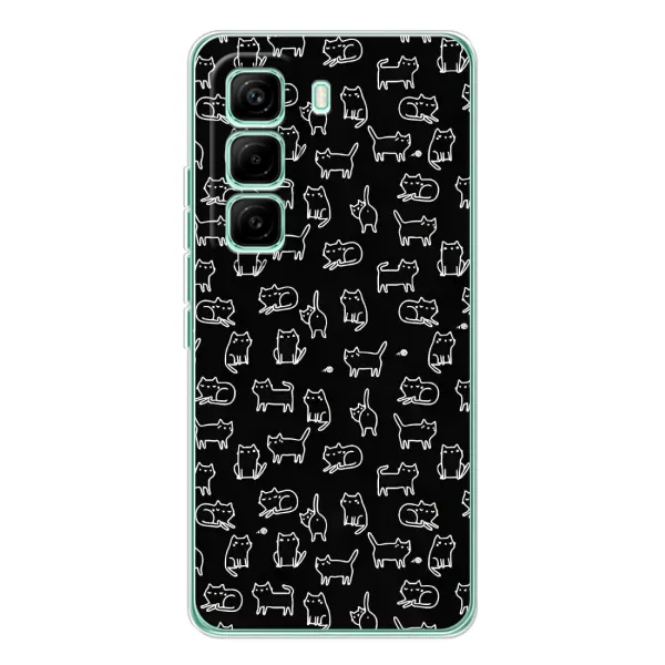 Чохол з принтом «Маленькі котики» для Infinix Hot 60 Pro Чохол з принтом «Маленькі котики» для Infinix Hot 60 Pro