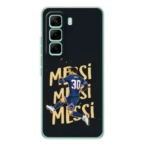 Чохли для Infinix Hot 60 Pro (Leo чемпіон) (AlphaPrint) (Messi ПСЖ)