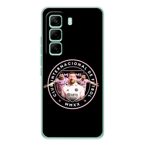 Чохол з принтом «Мессі в лого» для Infinix Hot 60 Pro Чохол з принтом «Мессі в лого» для Infinix Hot 60 Pro