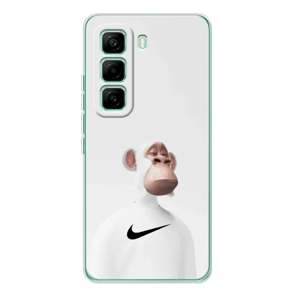 Чохол з принтом «мавпа NFT Nike» для Infinix Hot 60 Pro